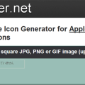 ファビコンとアップルタッチアイコンをまとめて生成してくれるWEBサービス「iconifier.net」
