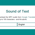 入力したテキストを音声データにしてダウンロードできる「Sound of Text」