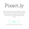 あなたの認識力はどれくらい?感覚でピクセル値を当てる「Pixactly」