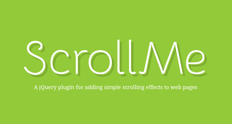 HTML要素にスクロールエフェクトを追加できるjQueryプラグイン「ScrollMe」 HTML要素にスクロールエフェクトを追加できるjQueryプラグイン「ScrollMe」