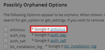 オプションをGoogle検索