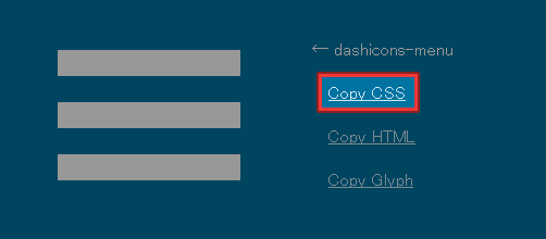 Copy CSS