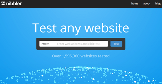 URLを入力するだけでサイトのクオリティをチェックしてくれるWEBサービス「Nibbler」
