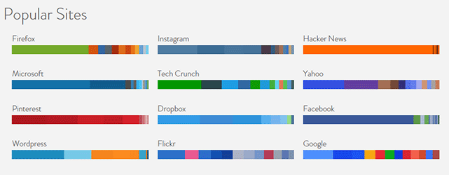 WEBサイトに使用されているカラーを抽出してくれるWEBサービス「Web Colour Data」