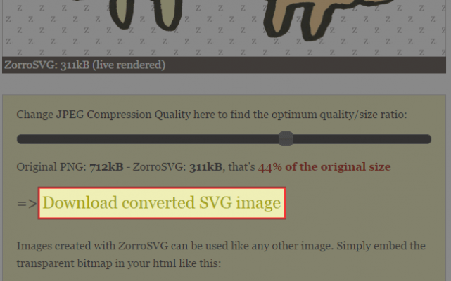 SVG画像のダウンロード