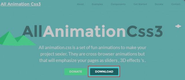 ALL ANIMATION CSS3のダウンロード
