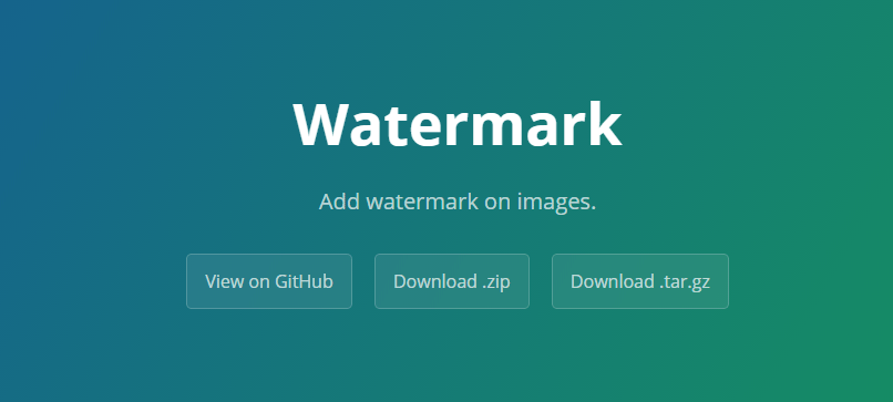 画像に透かしを入れることができるjQueryプラグイン「Watermark」