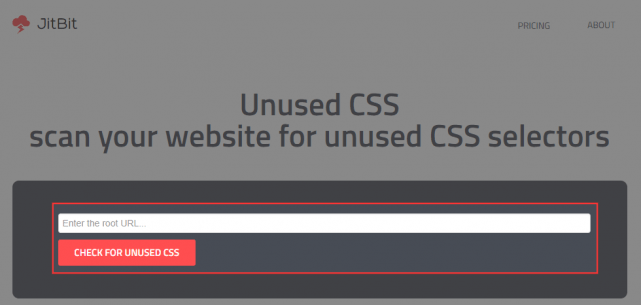 Unused CSS finderの使い方