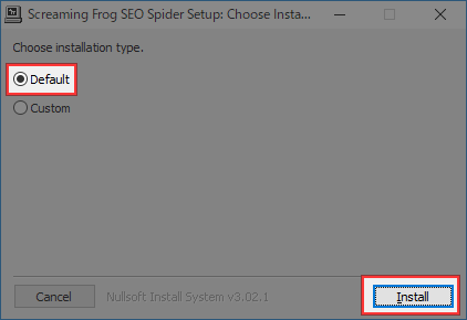 Screaming Frog SEO Spider Toolのインストール