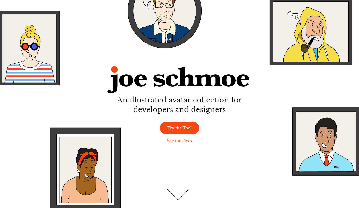 URLで名前を指定すると人物のダミーアバターを生成してくれるWEBサービス「Joe Schmoe」