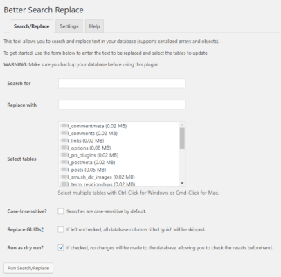 Better Search Replaceの使い方