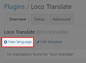New language